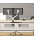 Kimex 015-2502 - Full Motion Desktop Stand for 2 PC Monitors 13"-32"