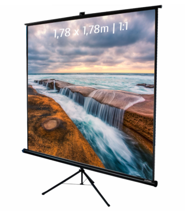 Kimex 043-2023 - Projection Screen Tripod 1.78x1.78m 1: 1