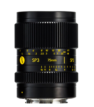 Cooke CO-SP3-75 - SP3 Full Frame Spherical Prime Lens 75 mm, T2.4, E-Mount (Feet/Meters)