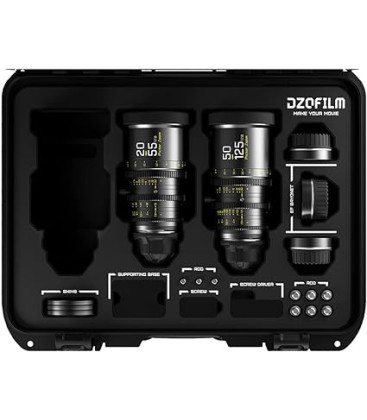 DZOFilm DZO-7220001B/2B-BUNDLE - Pictor Zoom 2-Lens Kit (50-125/20-55 T2.8) Black