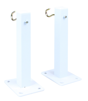 Kimex 040-1001 - Fixing Brackets for Projection Screen, White