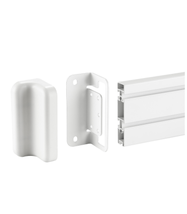 Kimex 150-3307 - Wall Bracket for Slatwall Mounting Rail