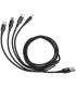 Vaxis L220415 - LITECOMM 1 to 4 Type C Charging Cable