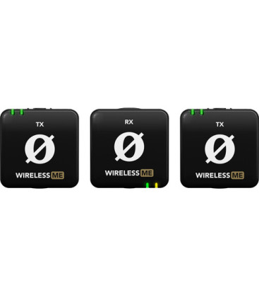 Rode WIMEDUAL - Wireless ME Dual Compact Digital Wireless Microphone System (2.4 GHz, Black)