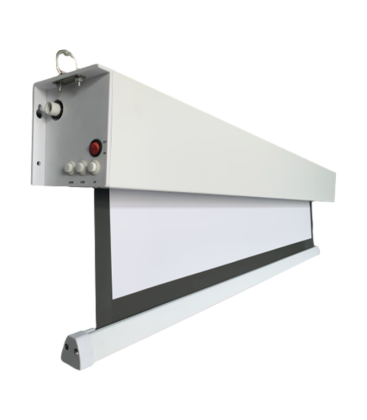 Kimex 047-1518 - Battery Powered Electric Projection Screen 3.20 X 1.80m - 16:9 Format