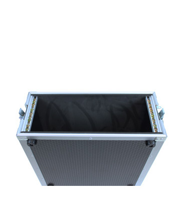 Kimex 101-0106 - 19'' Rack flight Case, Capacity 6U, Double Door