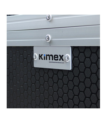 Kimex 101-0106 - 19'' Rack flight Case, Capacity 6U, Double Door
