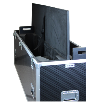 Kimex 103-6575 - Flight Case for Two TV Screens 65'' - 75''