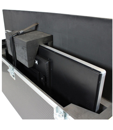 Kimex 103-6575 - Flight Case for Two TV Screens 65'' - 75''
