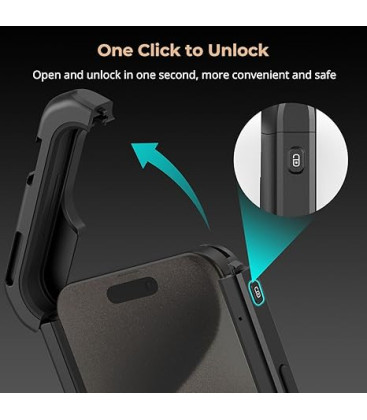 SmallRig 4391B - Mobile Video Cage for iPhone 15 Pro Max