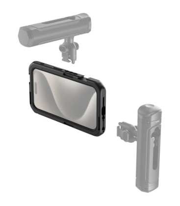 SmallRig 4396B - Mobile Video Cage for iPhone 15 Pro