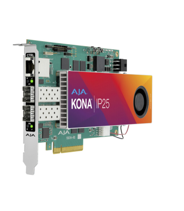 AJA KONA-IP25-R0 - KONA IP25 SDI to SMPTE ST 2110 IP Bidirectional Converter