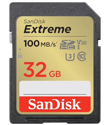 Sandisk SDSDXVT-032G-GNCIN - Extreme 100MB/s SDHC 32GB V30