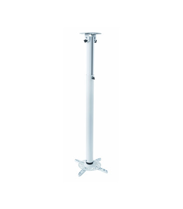 Kimex 052-2005 - Video Projector Ceiling Mount, Height 70-117cm, White