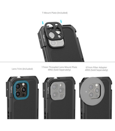 SmallRig 4827 - Mobile Video Cage for iPhone 16 Pro Max (Flagship Edition)