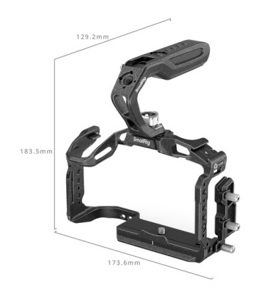 SmallRig 4976 - "Black Mamba" Camera Cage Kit for Canon EOS R5 Mark II