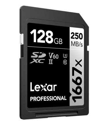 Lexar LSD1667128G-B2NNG - 1667x UHS-II SDXC 2x128GB Silver
