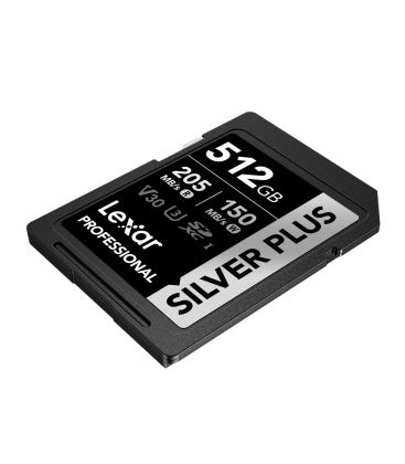 Lexar LSDSIPL512G-BNNNG - SILVER Plus UHS-I SDXC 512GB