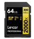 Lexar LSD2000064G-BNNNG - 2000x UHS-II SDXC 64GB Gold