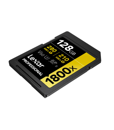 Lexar LSD1800128G-BNNNG - 1800x UHS-II SDXC 128GB Gold