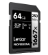 Lexar LSD64GCB1667 - 1667x UHS-II SDXC 64GB Silver