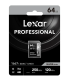 Lexar LSD64GCB1667 - 1667x UHS-II SDXC 64GB Silver