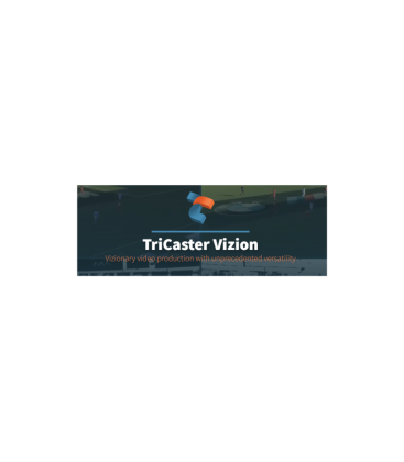 Vizrt TCVIZION1RU0IO - TriCaster Vizion 1RU with 0 SDI I/O