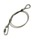 Doughty T45851 - Safety Bond 4mm X 650 With M6 Quick Link (100kg) Black