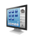 Eizo FDS1921T-BK - 19" noir Desktop 2 point Multi-Touch (SAW Technologie)